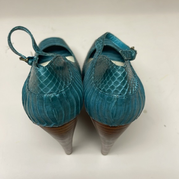 NWOT Leon Max Snakeskin Shoes - Picture 5 of 5